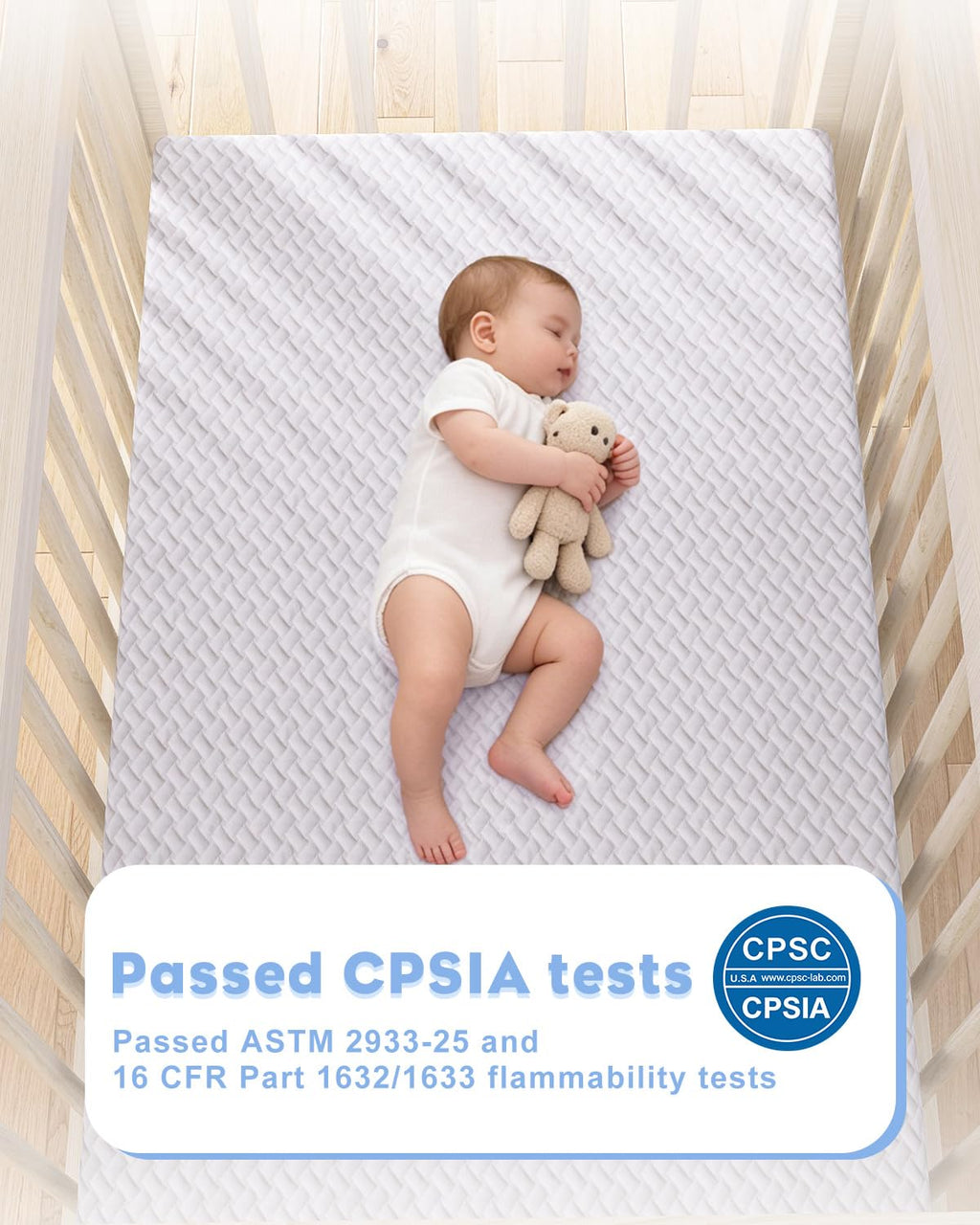 3 inch Portable Crib Mattress R4561