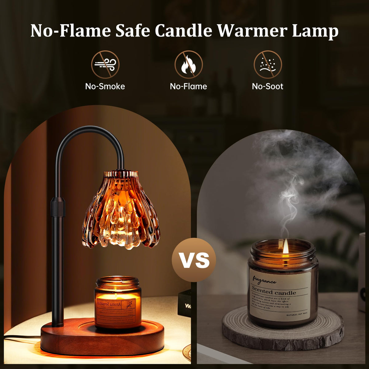 Candle Warmer Lamp with Timer Dimmable D2346