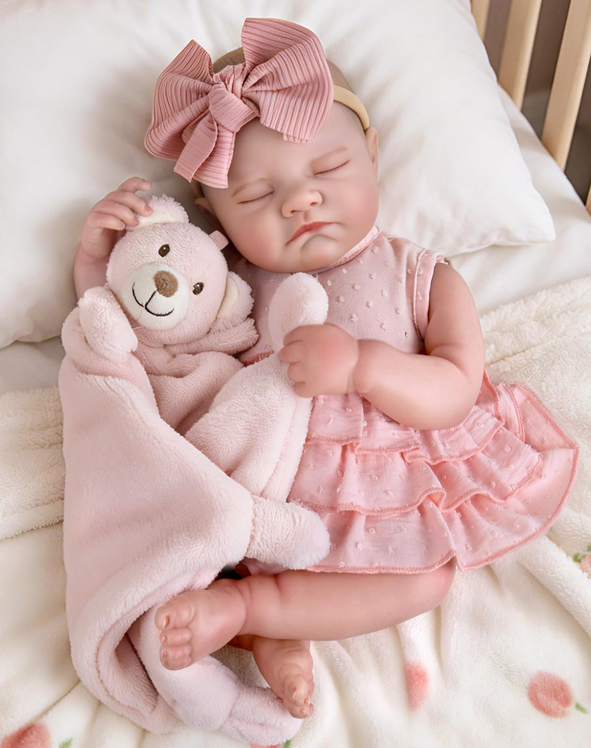 20-Inch Sleeping Newborn Girl Doll T364