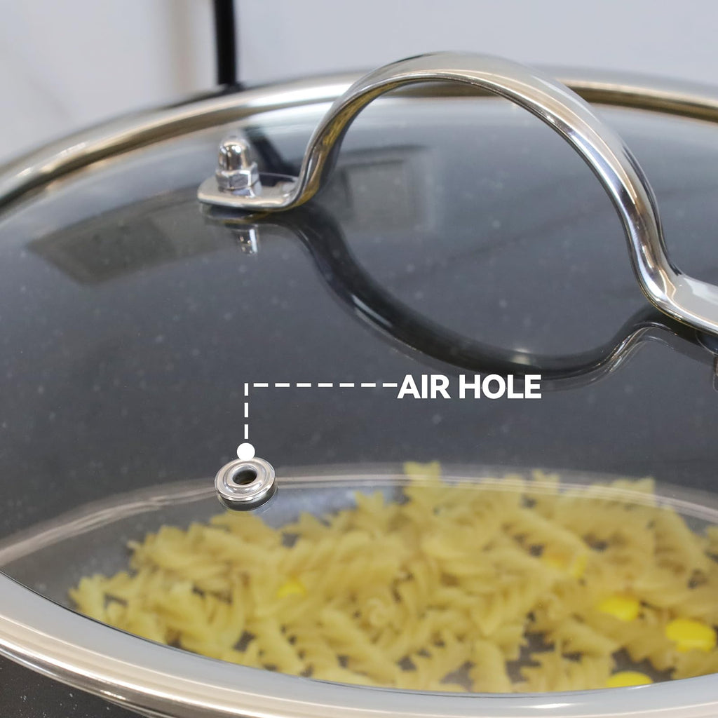 10 Inch Clear Glass Pot Lid V56553