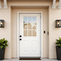36 x 80 Fiberglass Entry Door with Vinyl Frame Low-E Glass Right Hand Inswing L794499