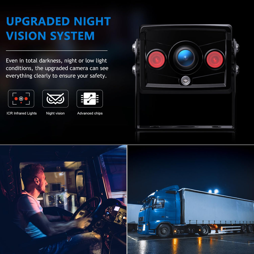 Wired RV Backup Camera with 7" 1080P IPS Monitor W577