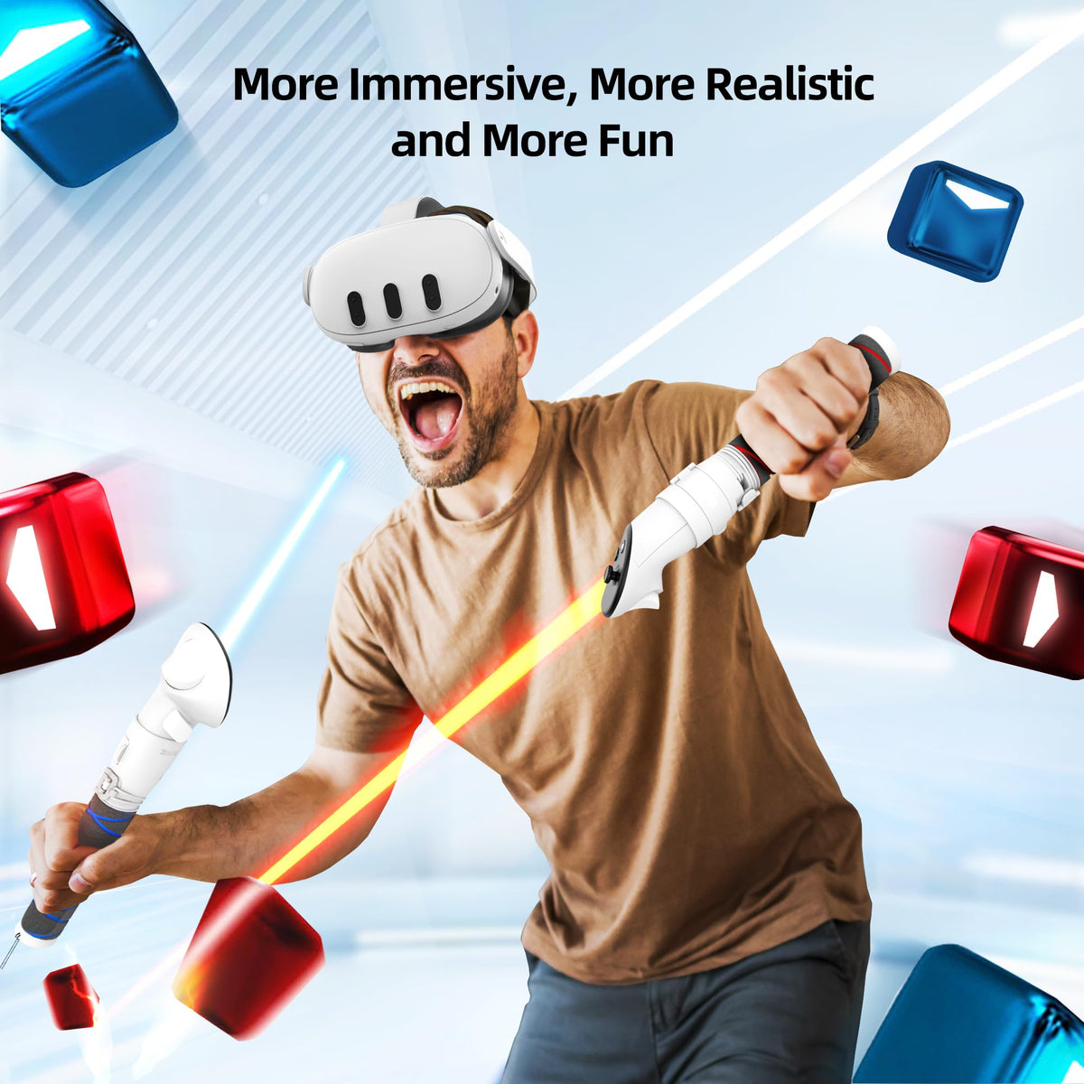 VR Controller Handle Attachments and Extension Grips S844