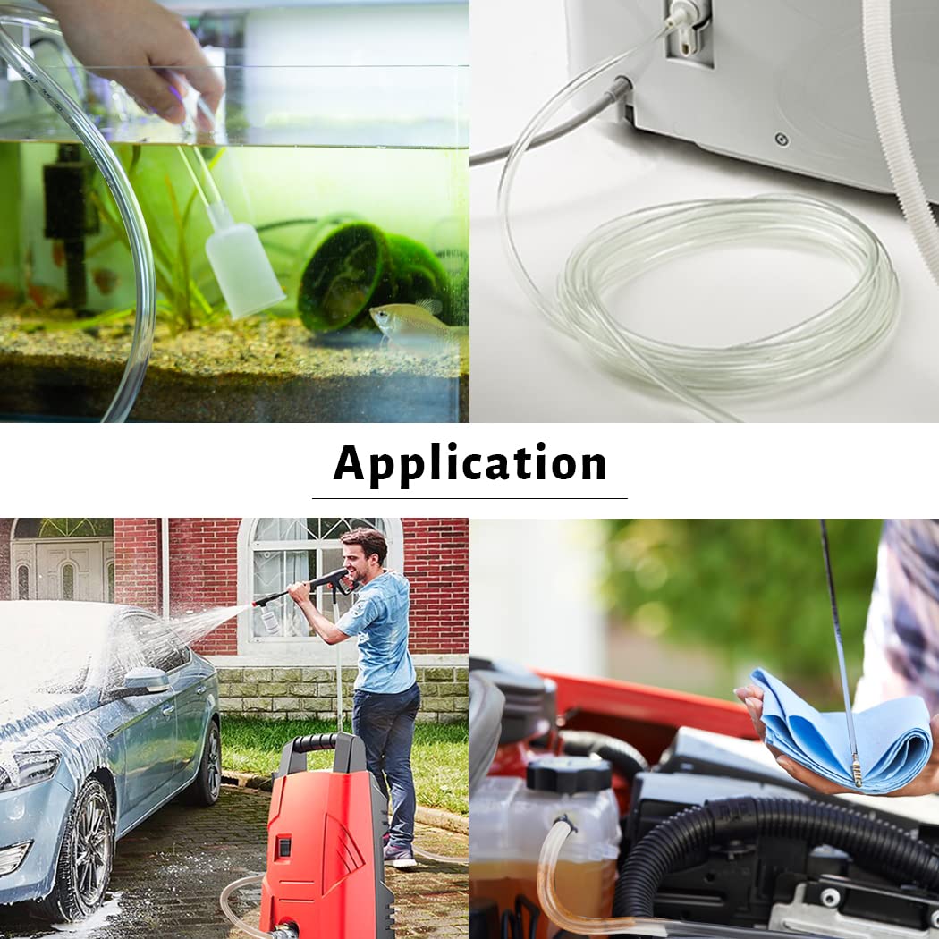 3/4" ID x 100ft Clear Vinyl Tubing R822