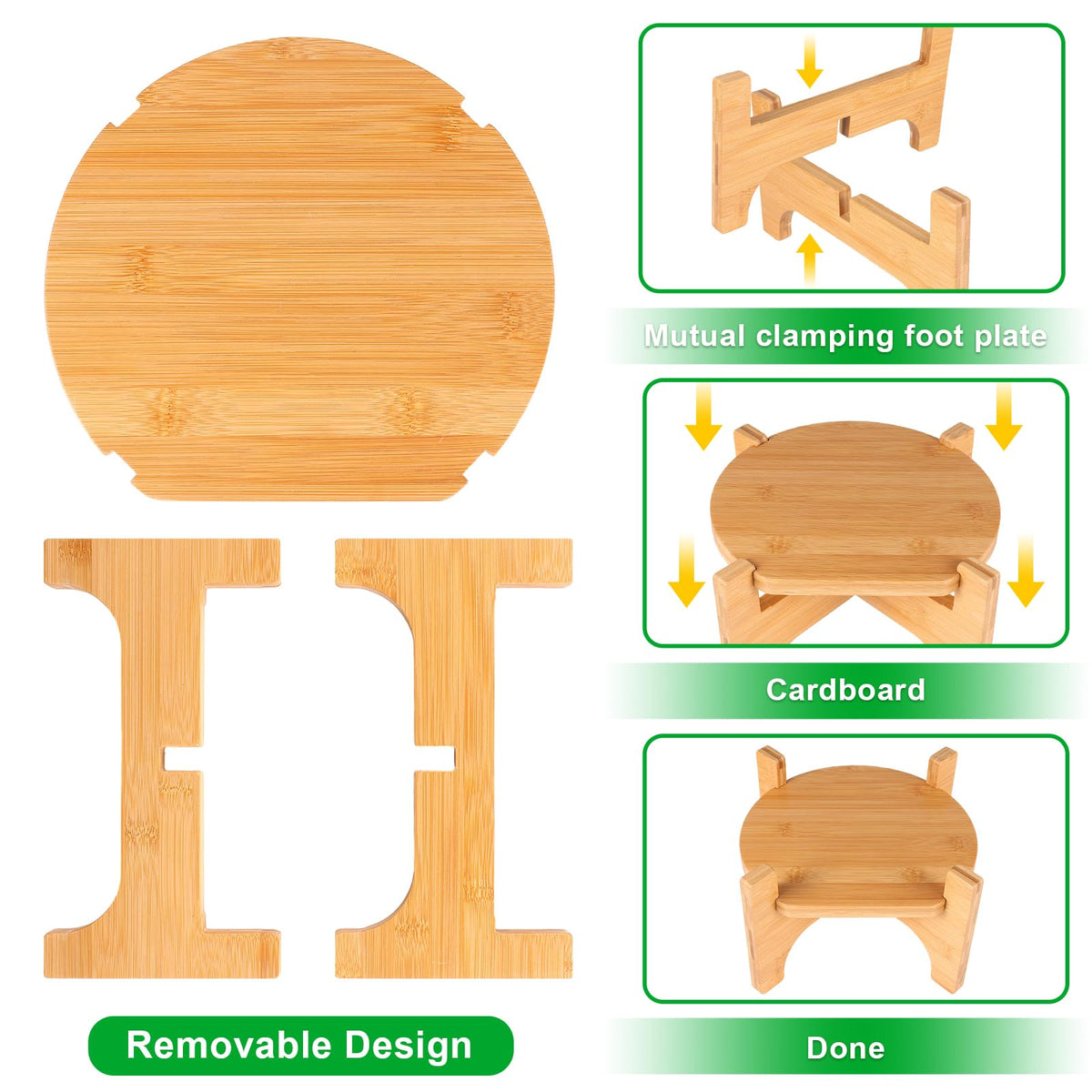Bamboo Drink Dispenser Stand I4150