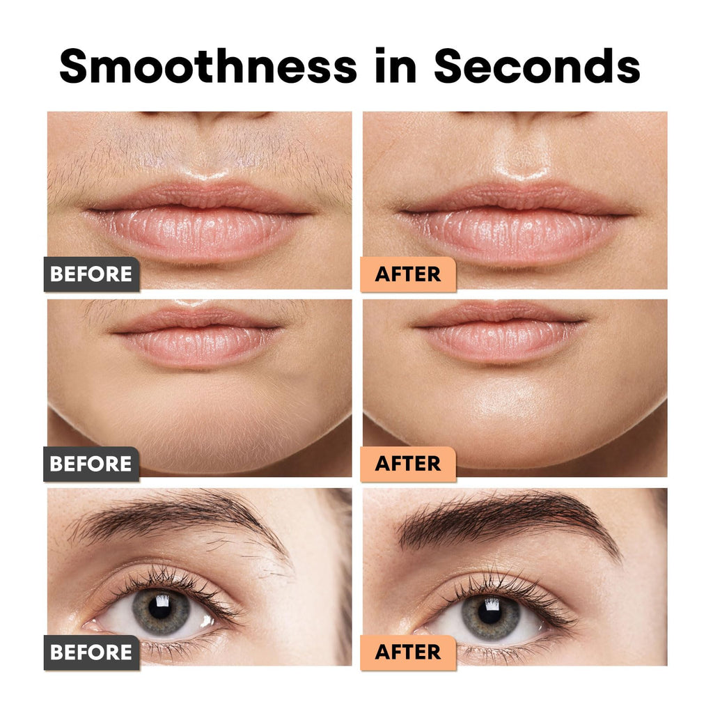 2 in 1 Rechargeable Eyebrow & Facial Trimmer with LED Light K475901