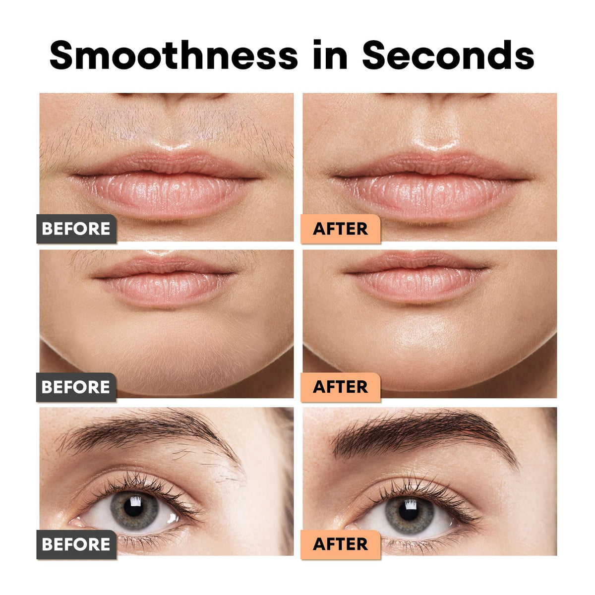 2 in 1 Rechargeable Eyebrow & Facial Trimmer with LED Light K475901
