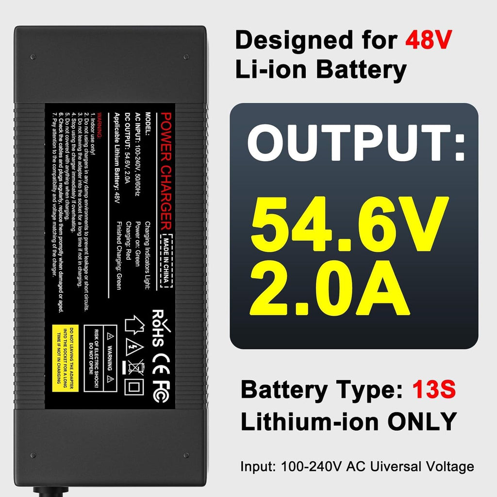 54.6V 2A Lithium Battery Charger R512830