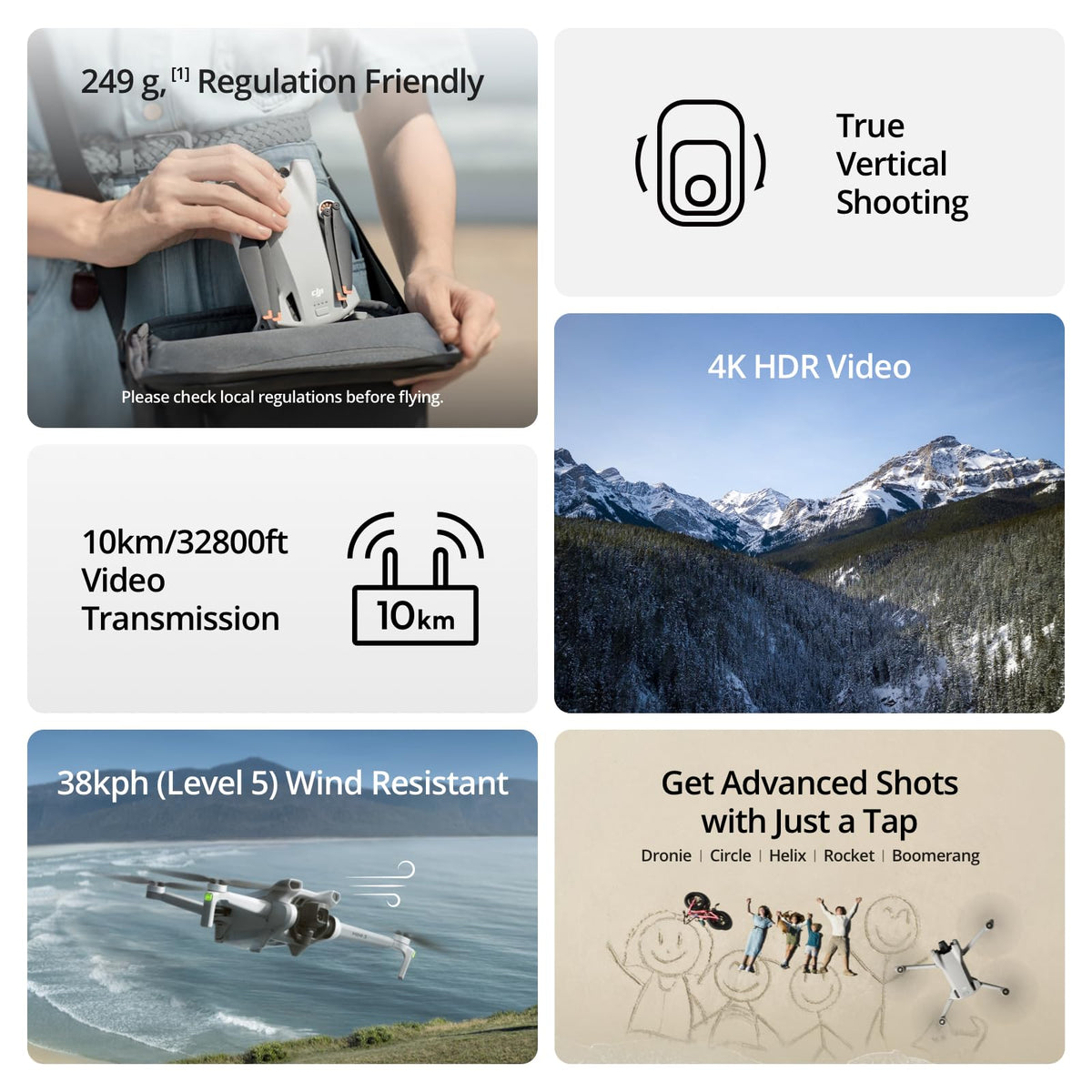 Lightweight 4K HDR Camera Drone with 38-min Flight Time V374