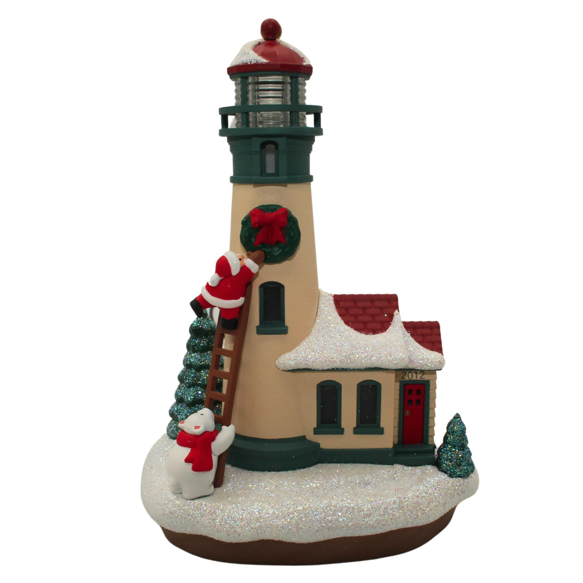 Holiday Lighthouse Ornament P4577