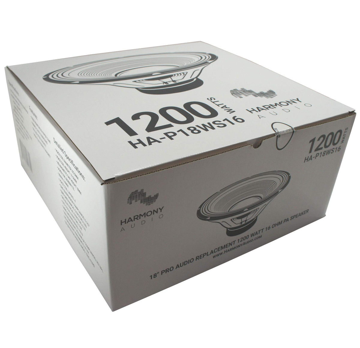 18" PA Replacement Subwoofer 1200W 16 Ohm Woofer V9316
