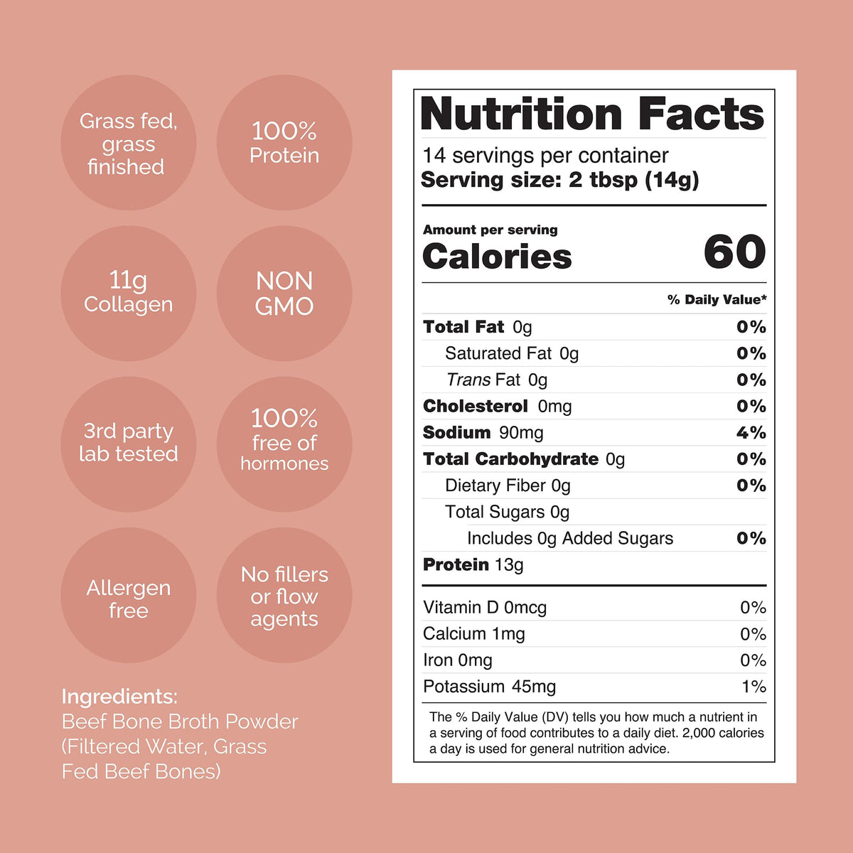 Beef Bone Broth Protein Powder J336319