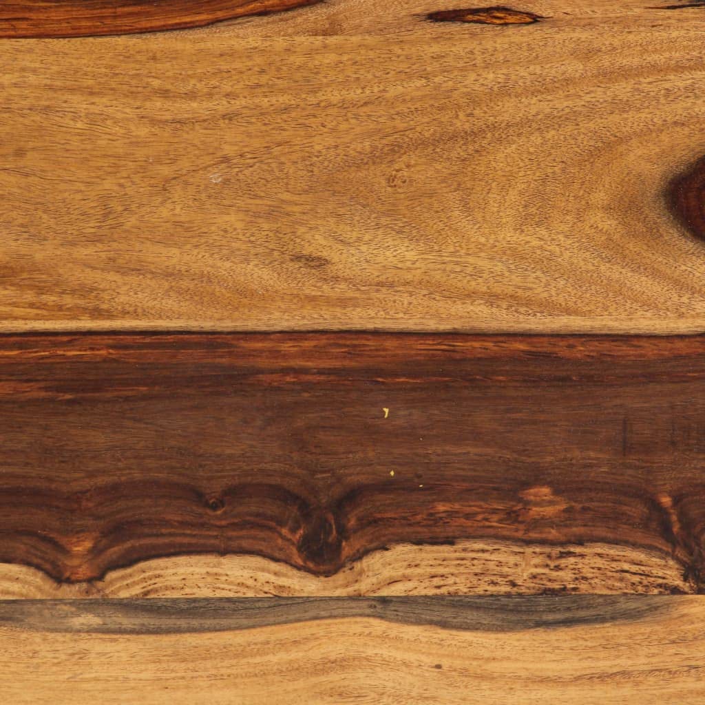 Brown Solid Sheesham Wood Rectangular Coffee Table H6596