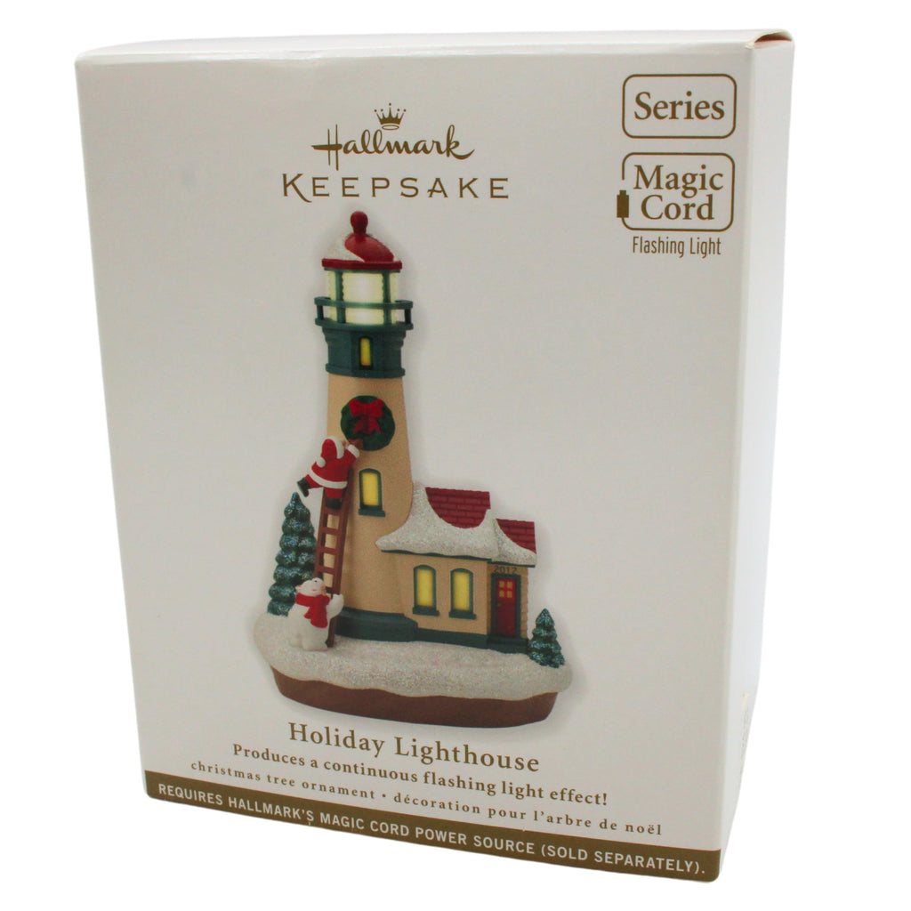 Holiday Lighthouse Ornament P4577