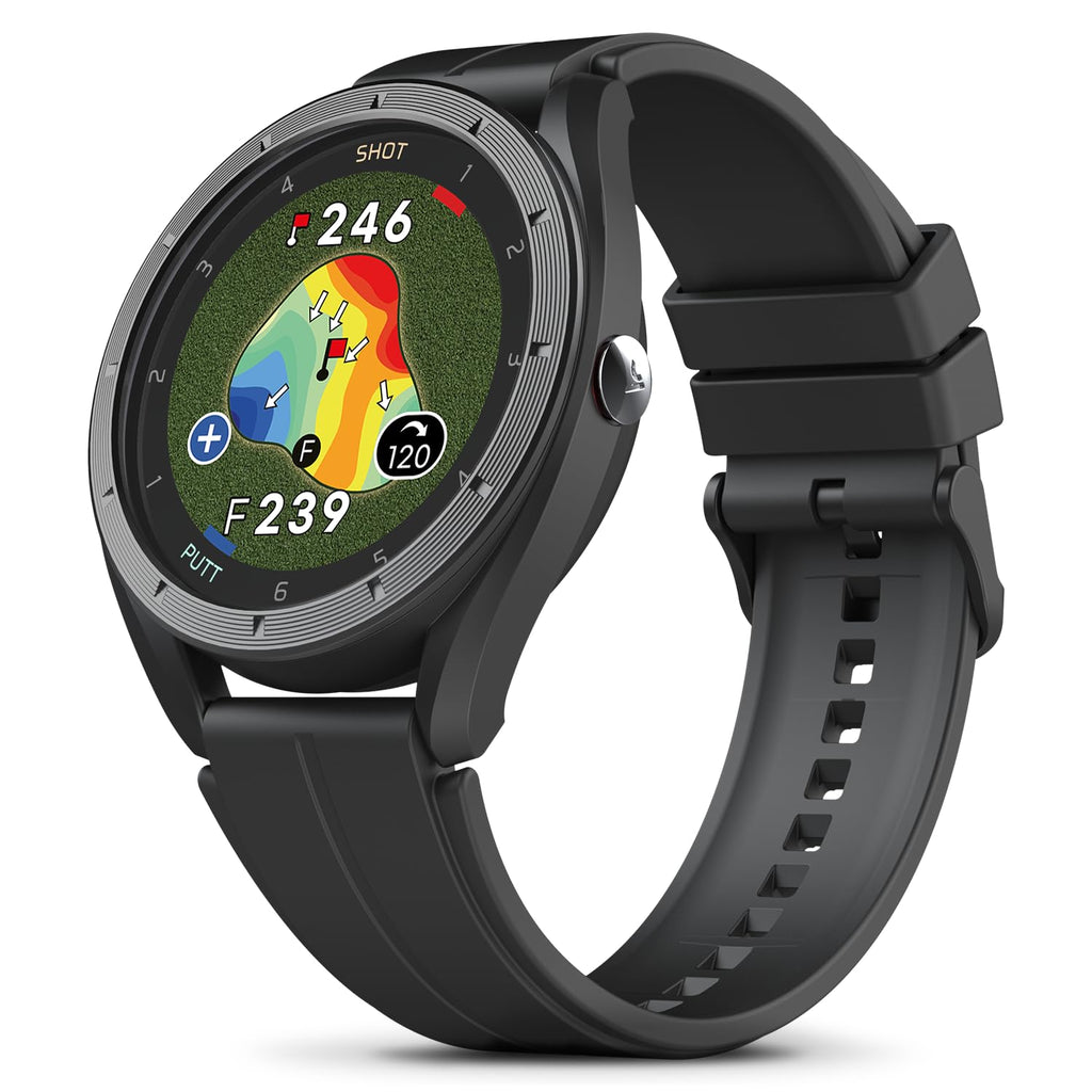 GPS Golf Watch with Green Undulation Slope Mode 1.2" Color Touchscreen Q705259