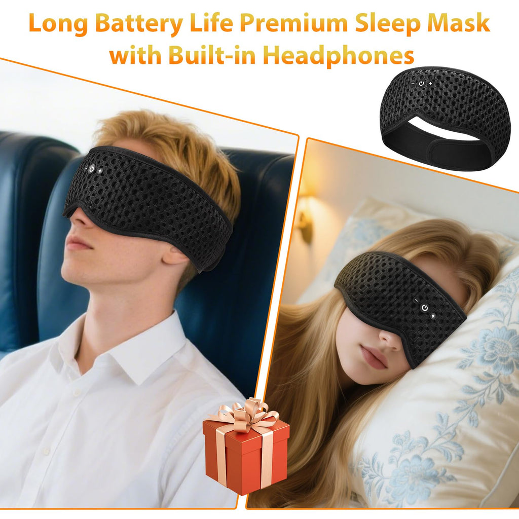 Sleep Mask with Bluetooth Headphones I7854