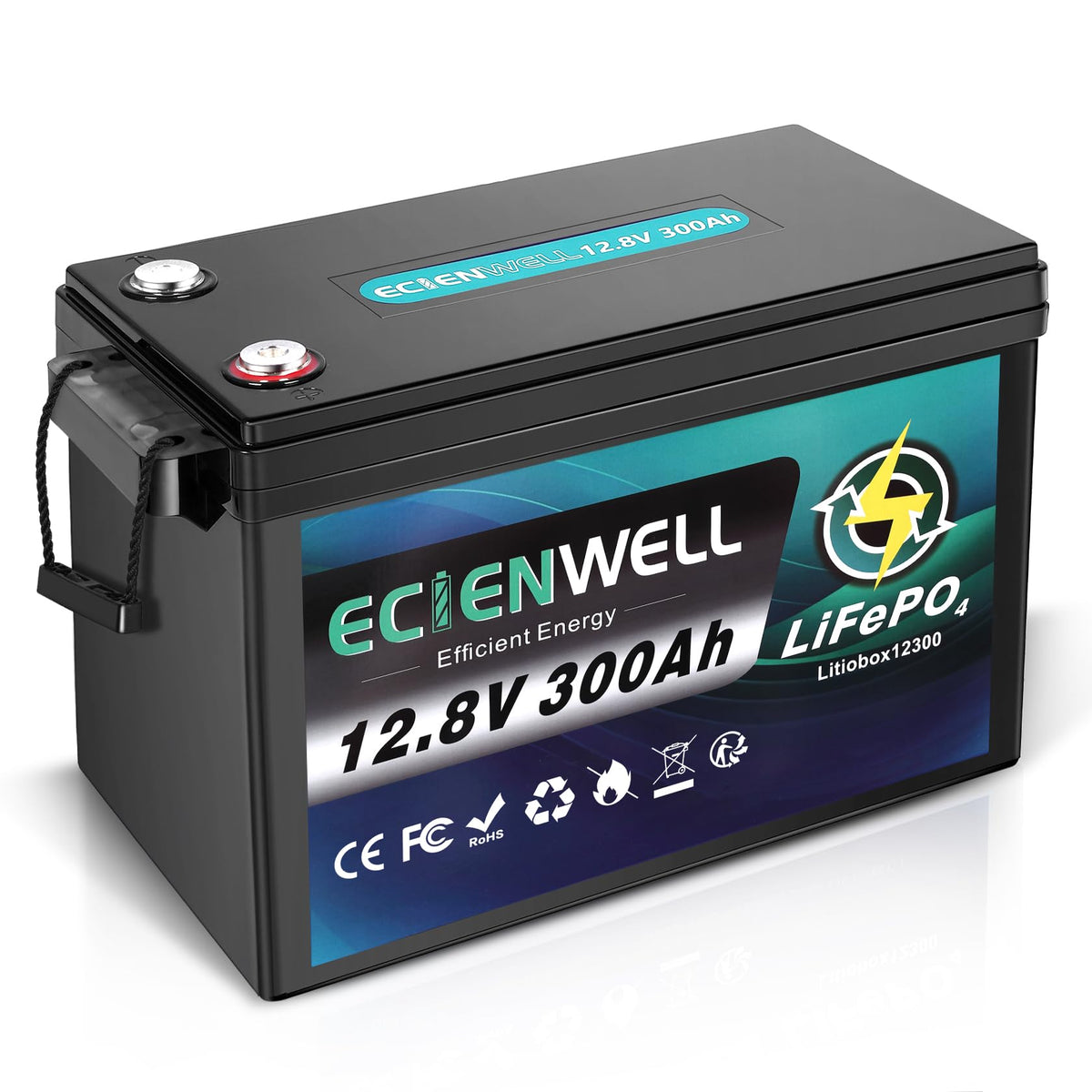 12V 300Ah Lithium LiFePO4 Battery with 200A BMS D3517