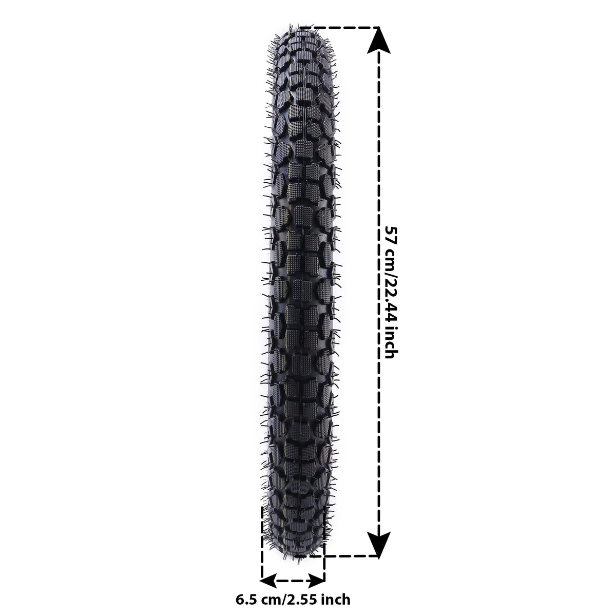 2.50/2.75-17 Motorcycle Tire and Inner Tube D5678
