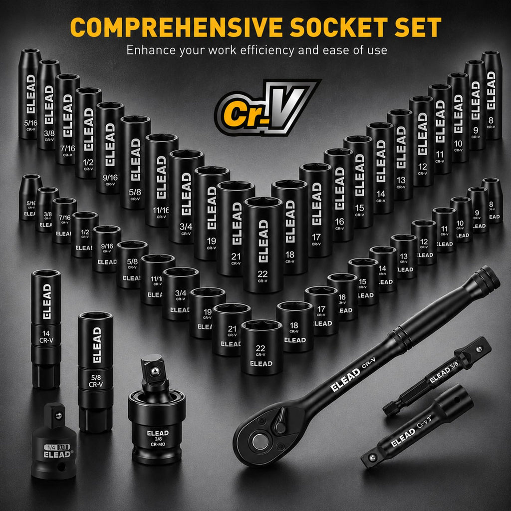 148-Piece SAE/Metric Mechanics Tool Set G8215