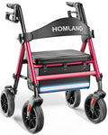 Foldable Walker with Seat, 17lb Lightweight I541