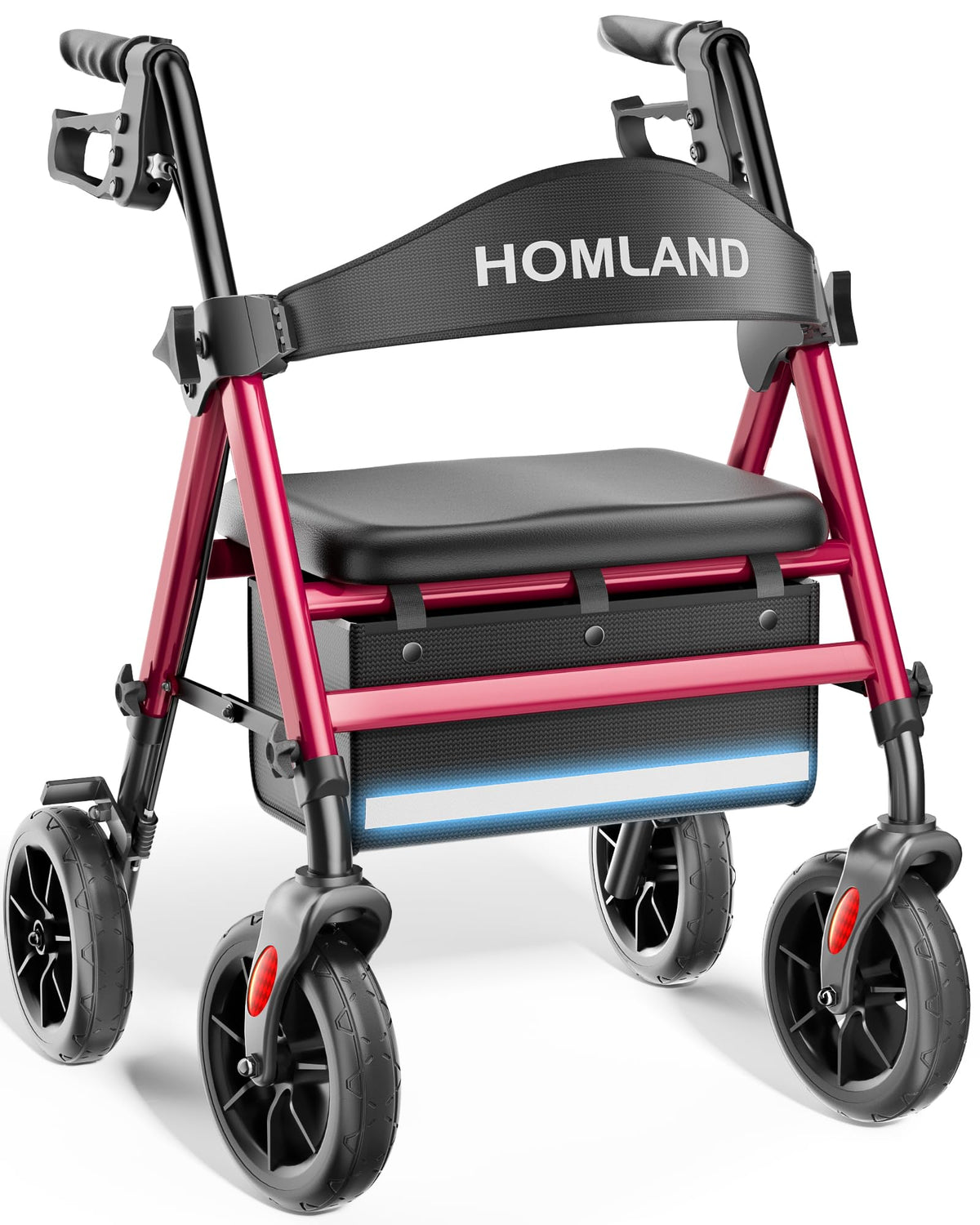 Foldable Walker with Seat, 17lb Lightweight I541