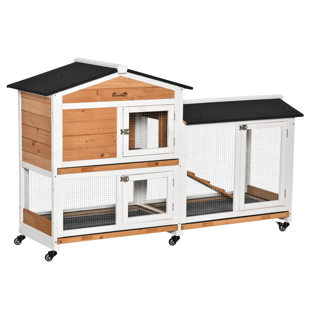 62" Rabbit Hutch with Wheels K3530