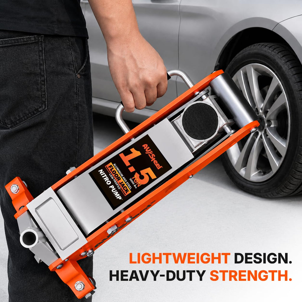 1.5 Ton Aluminum Steel Low Profile Hydraulic Floor Jack E1793