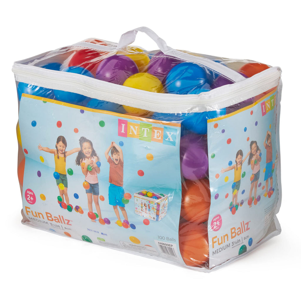 Large Plastic Ballz for Ball Pits, 100-Count R355