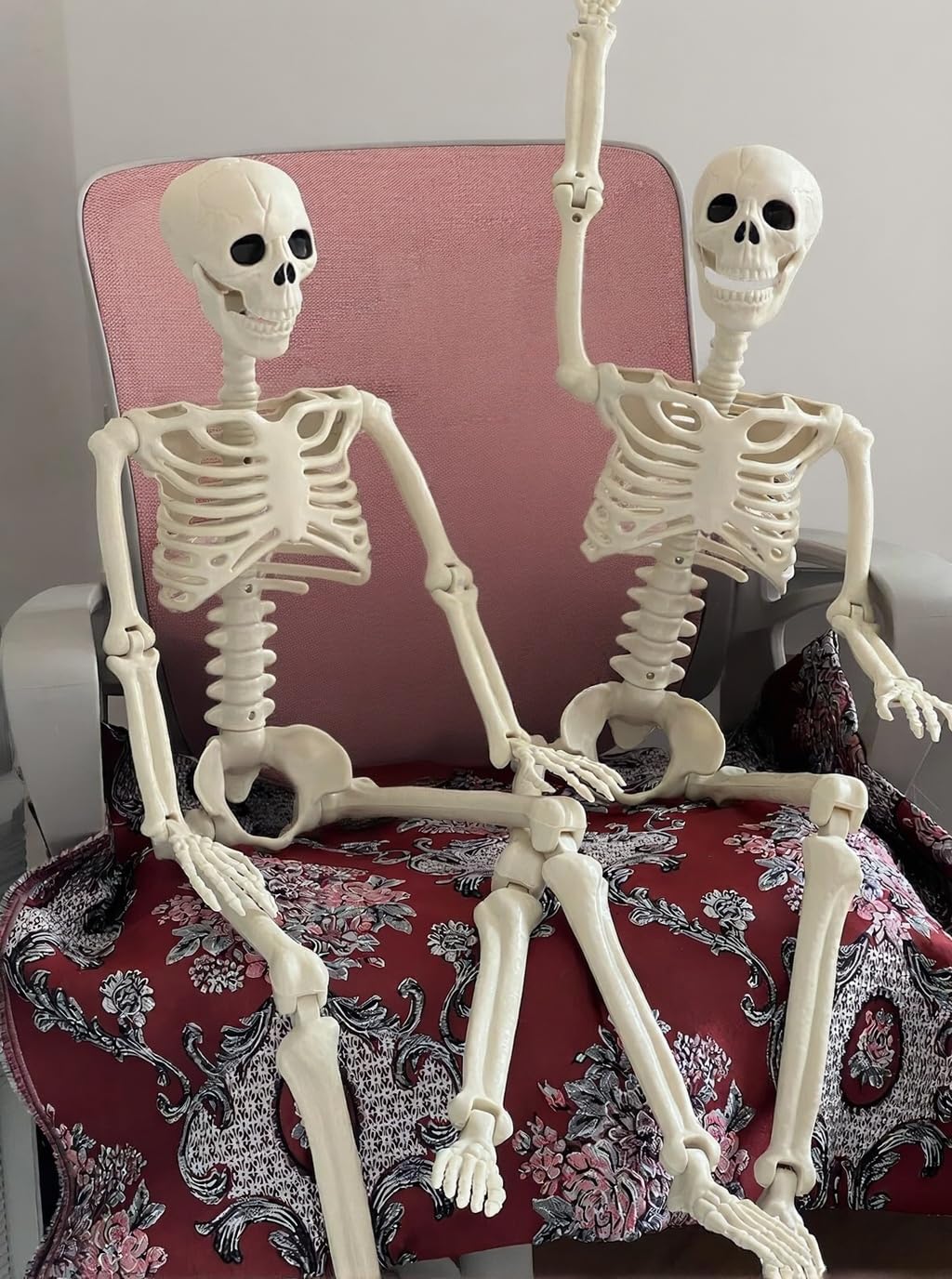 2Pcs 36" 1Pcs 16" Posable Plastic Skeleton A44970