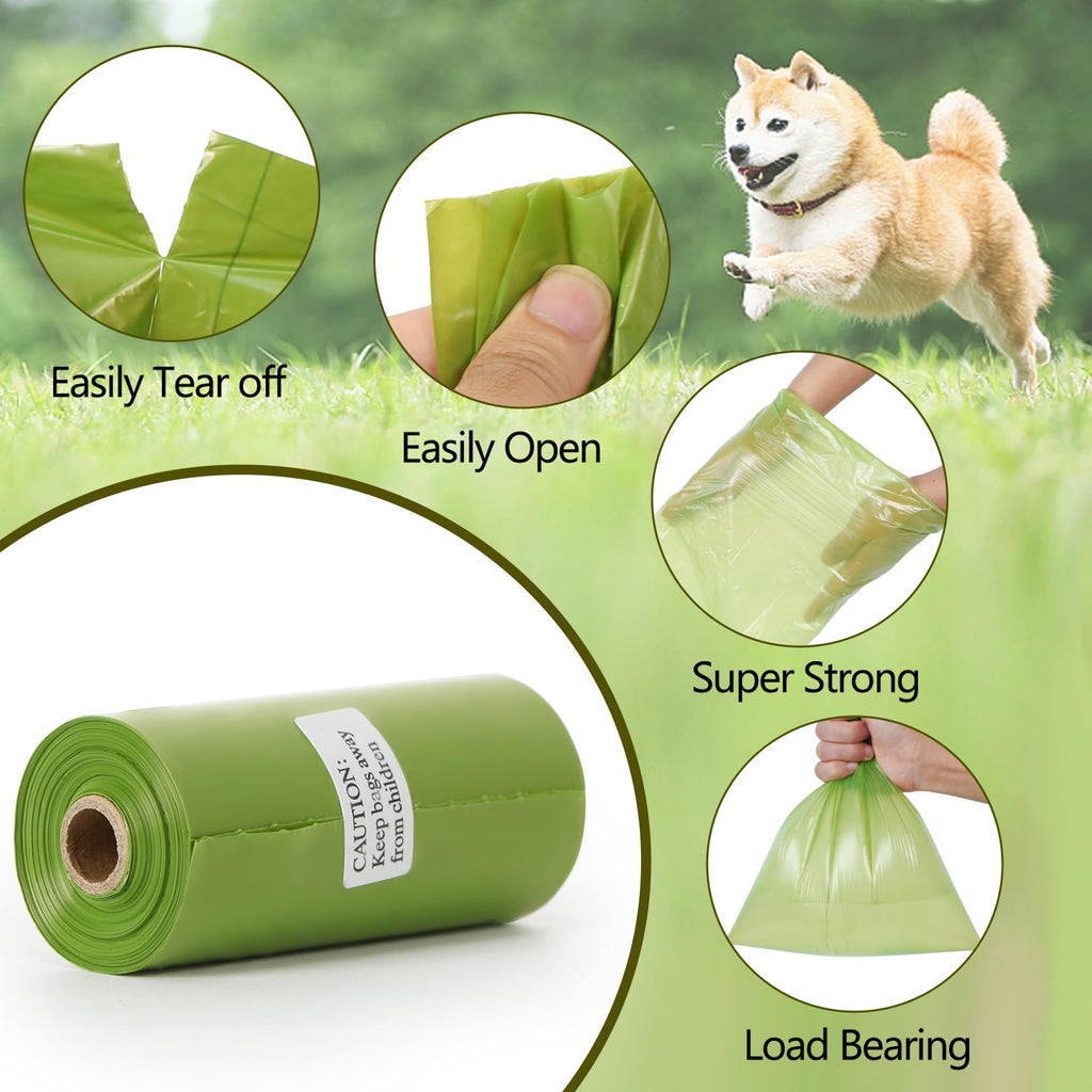 Extra Thick Leak Proof Unscented Dog Poop Bags 300 Count P33814