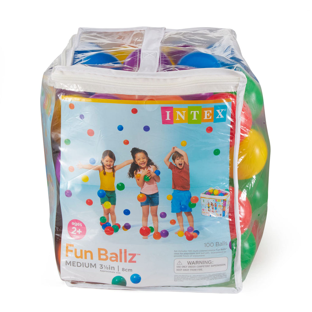 Large Plastic Ballz for Ball Pits, 100-Count R355