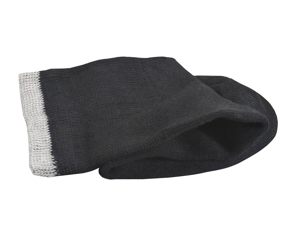 6 Pairs Bamboo Rayon Breathable Quarter Socks with Seamless Toe B44082