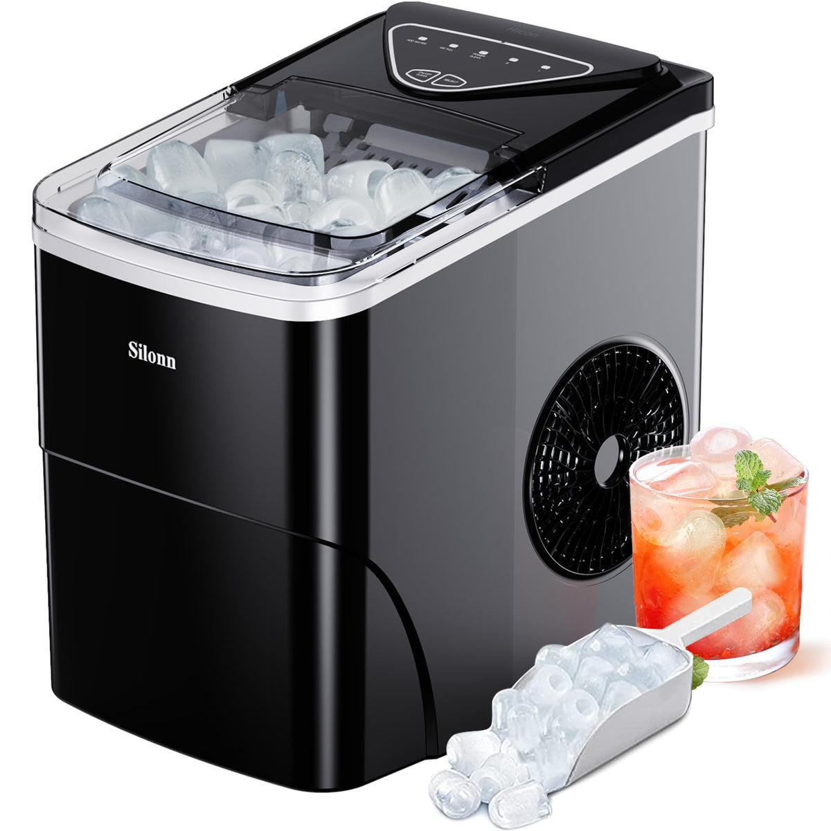 Countertop Ice Maker with 2 Ice Sizes C533