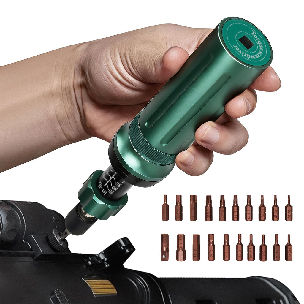 10-70 in-lb 1/4" Drive 24 PCS Torque Screwdriver Set W7863