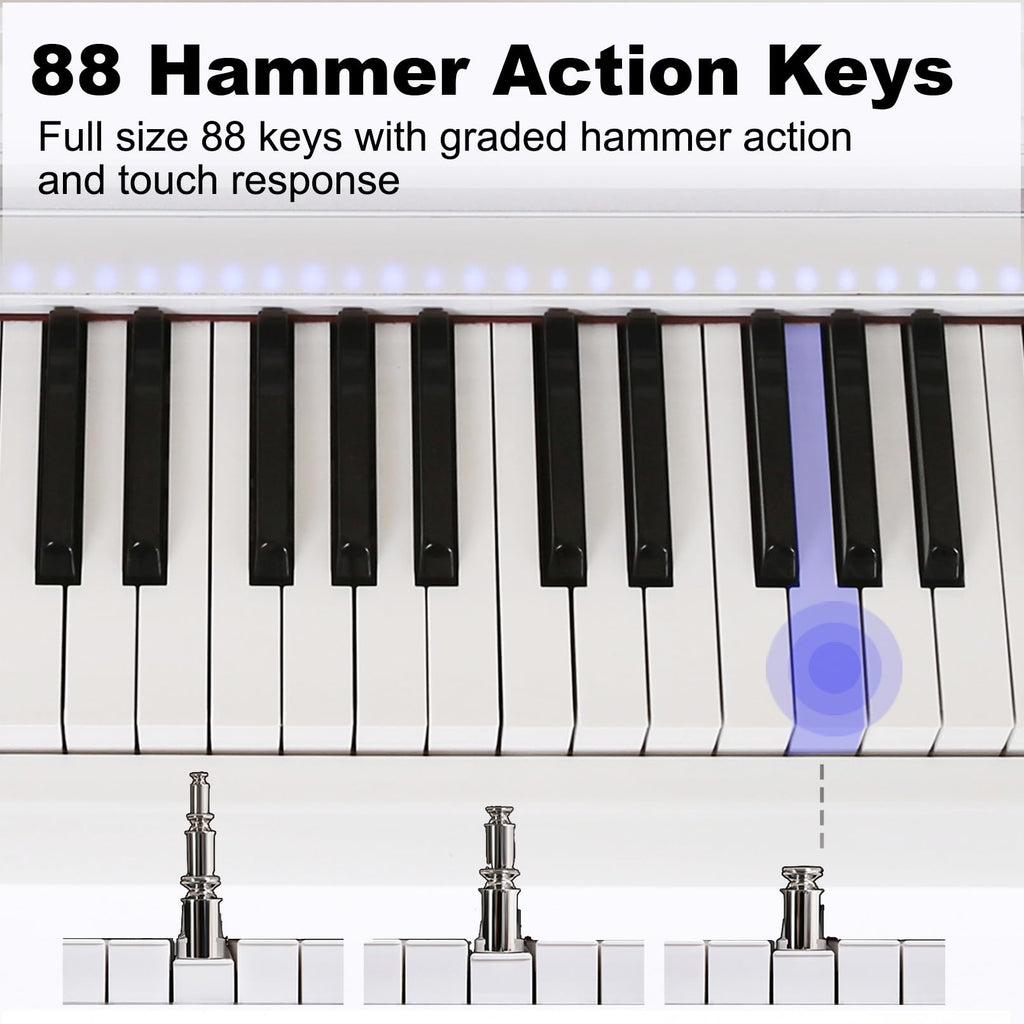 88-Key Weighted Action Digital Piano Keyboard V13162