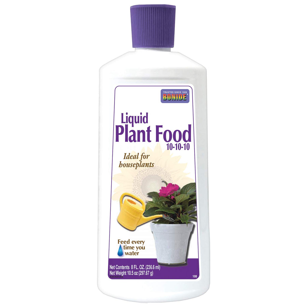 Liquid Plant Food 10-10-10, 8 oz Concentrated Fertilizer X12699