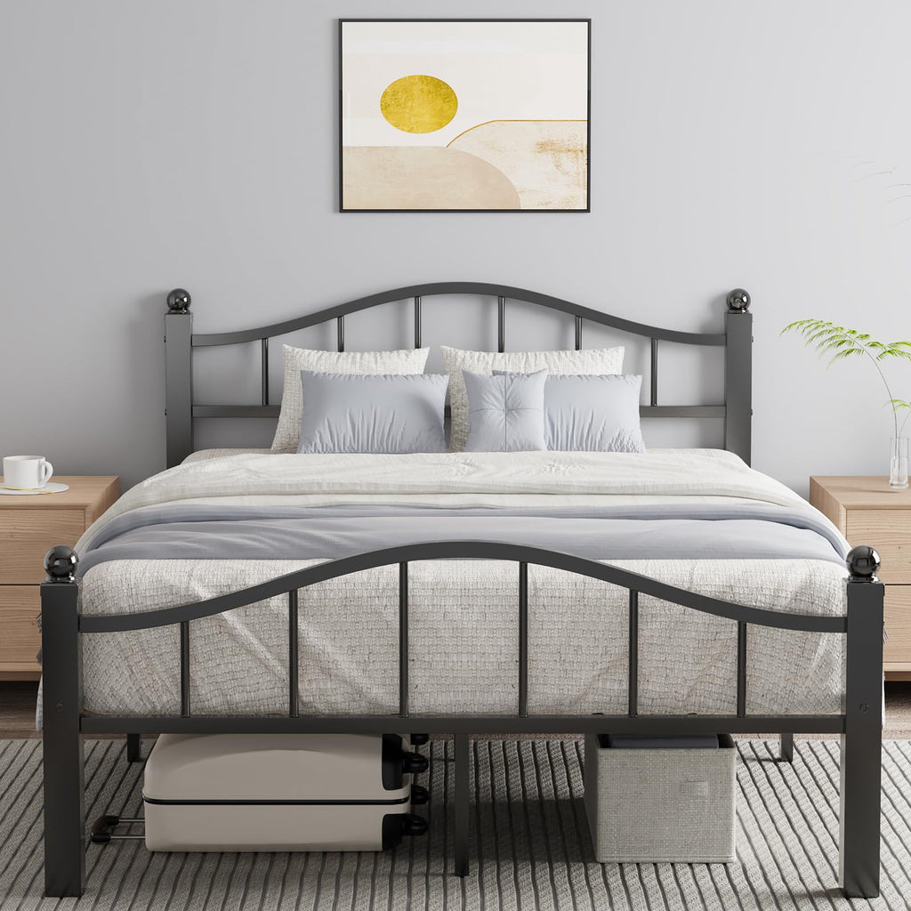 Full Size Bed Frames with Headboard T459