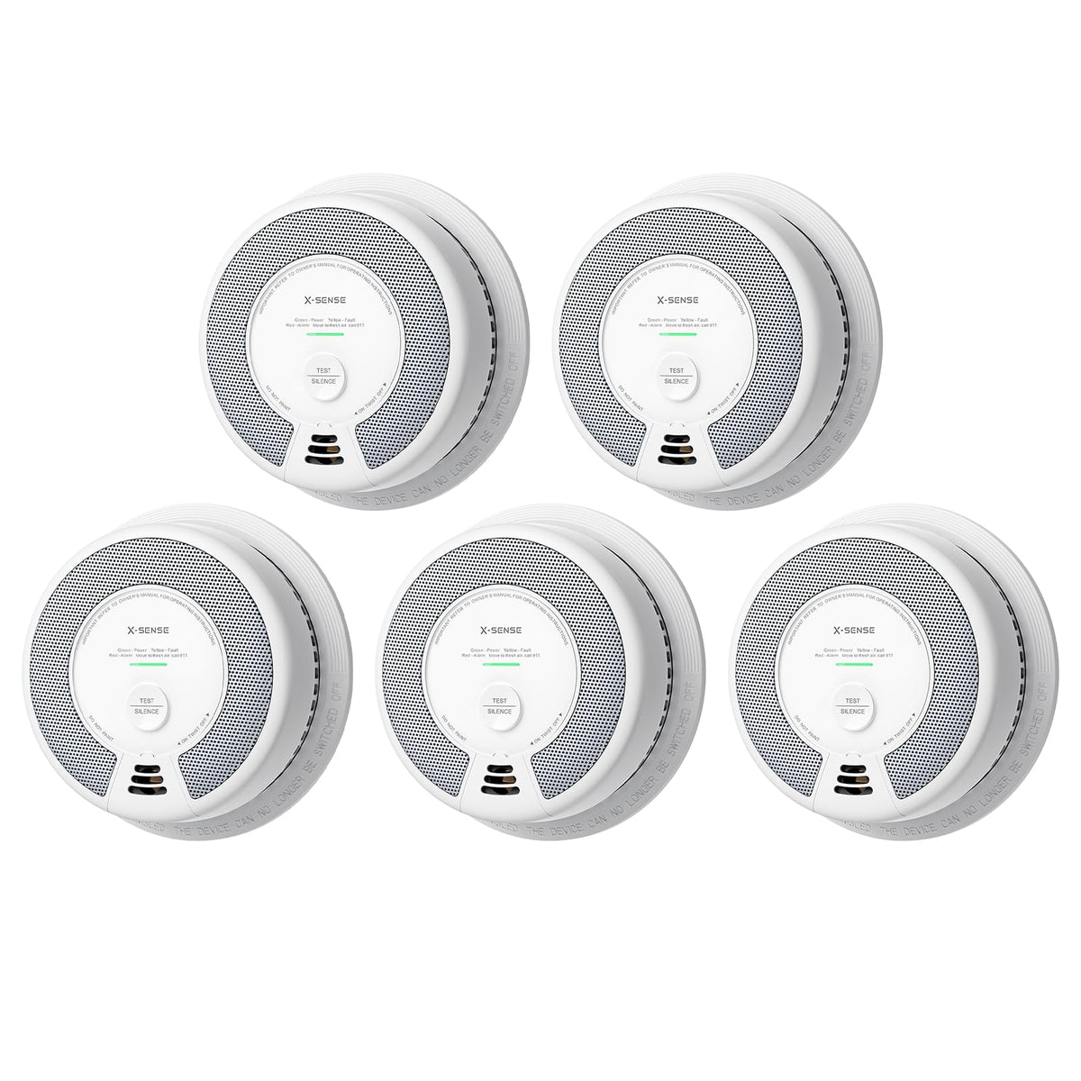 Smoke & Carbon Monoxide Alarm 5-Pack T980
