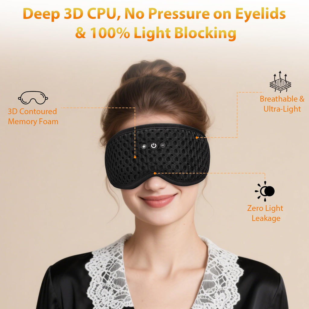 Sleep Mask with Bluetooth Headphones I7854