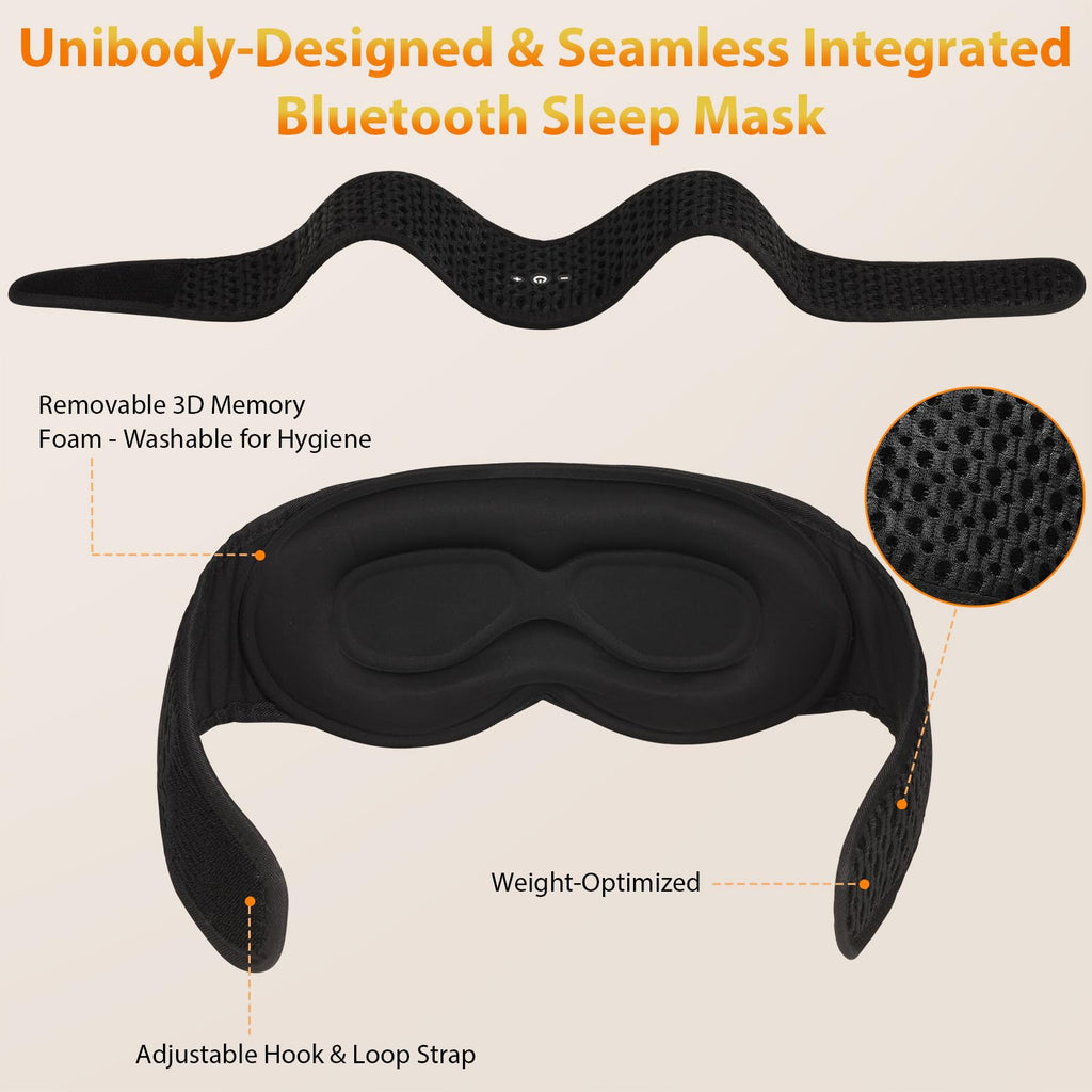 Sleep Mask with Bluetooth Headphones I7854