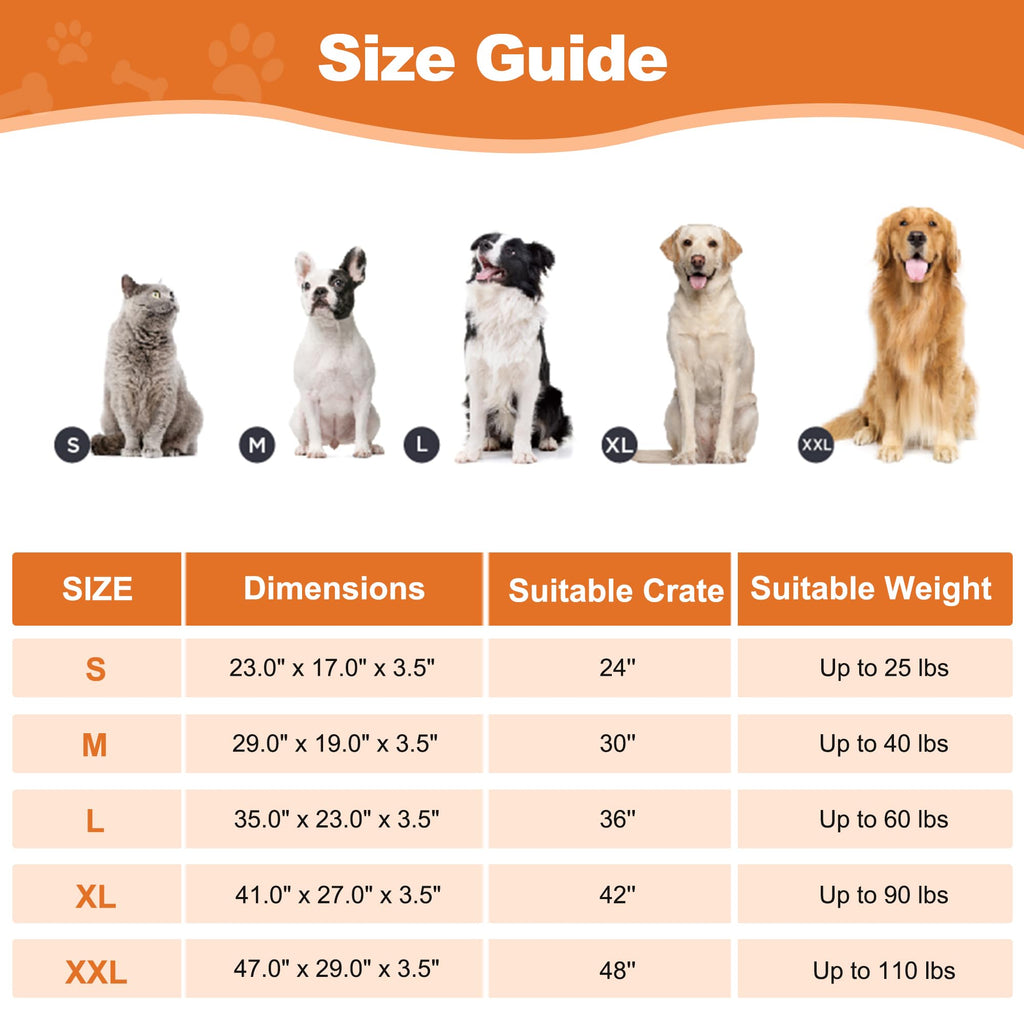Washable Dog Bed 35 Inch Grey F653000