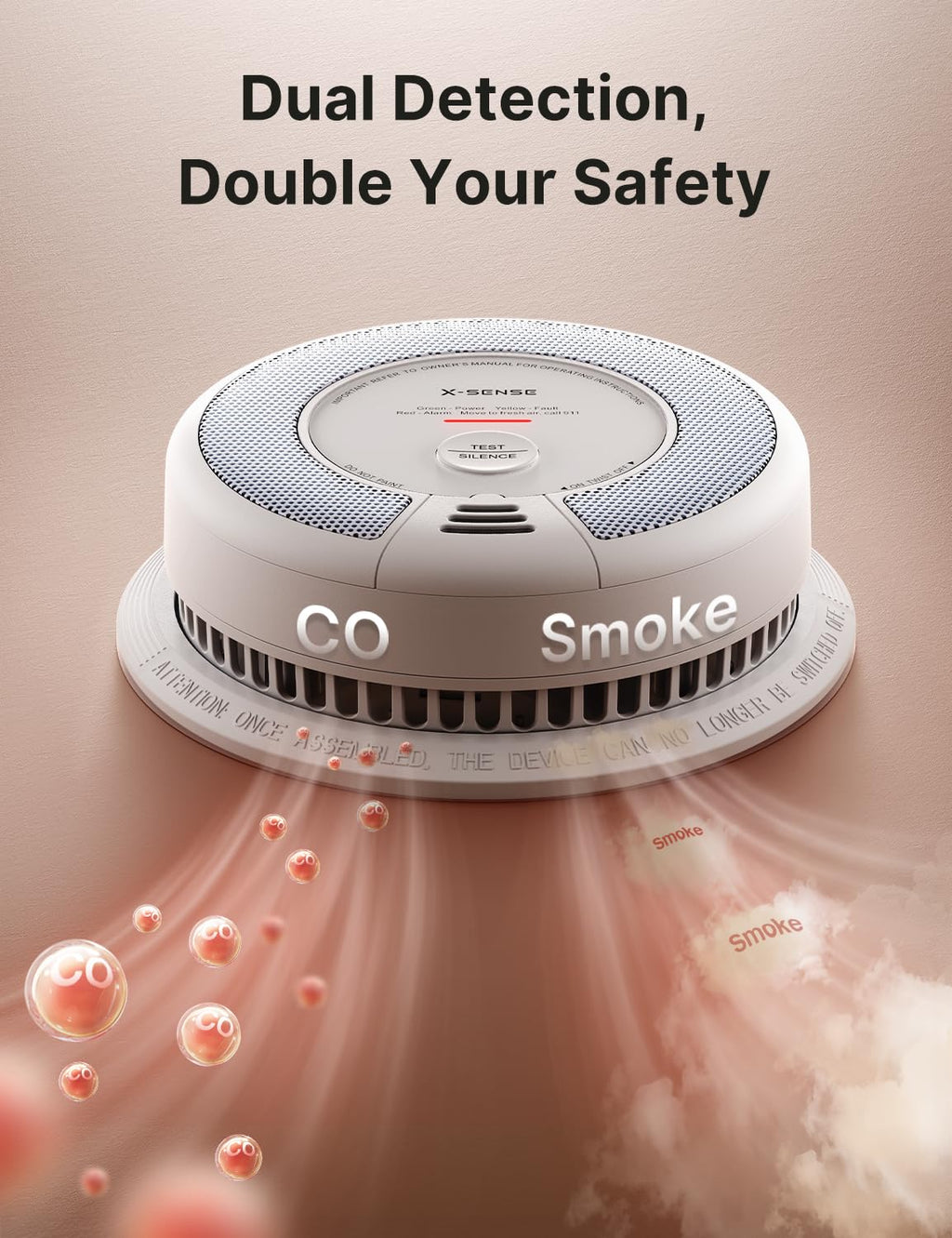 Smoke & Carbon Monoxide Alarm 5-Pack T980
