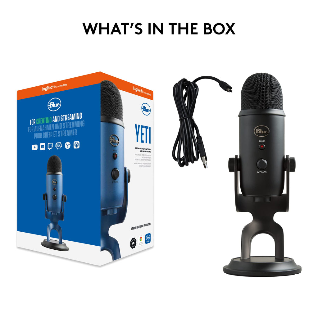 USB Condenser Microphone with 4 Pickup Patterns W42077