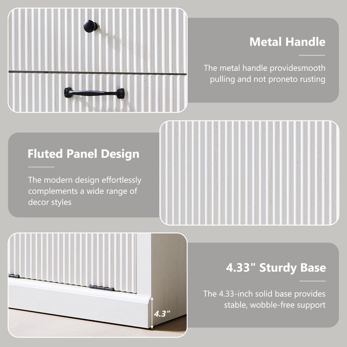 White Tilt Out Laundry Hamper Cabinet J53039