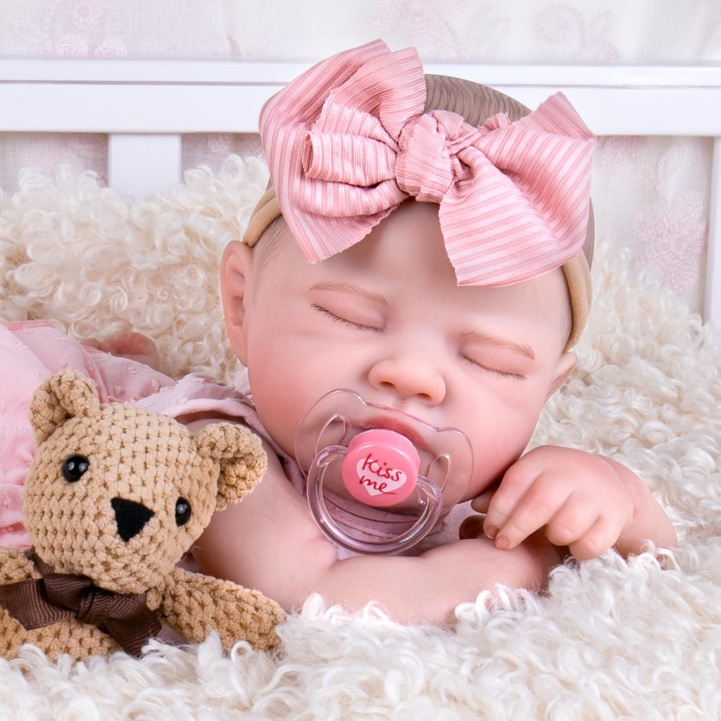 20-Inch Sleeping Newborn Girl Doll T364