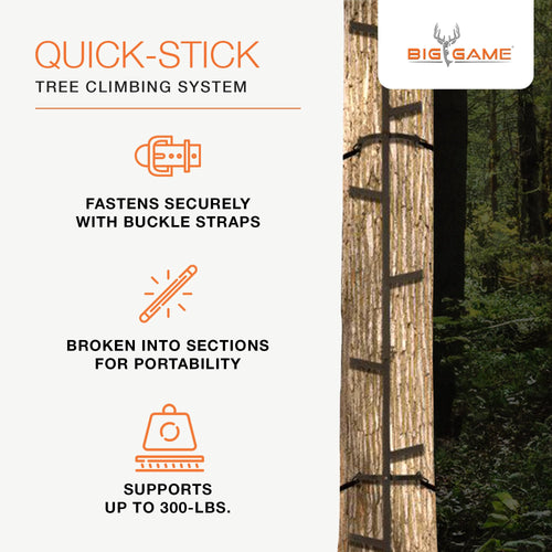 20 Feet Tall Steel Tree Climbing System (2 Pack) T215950