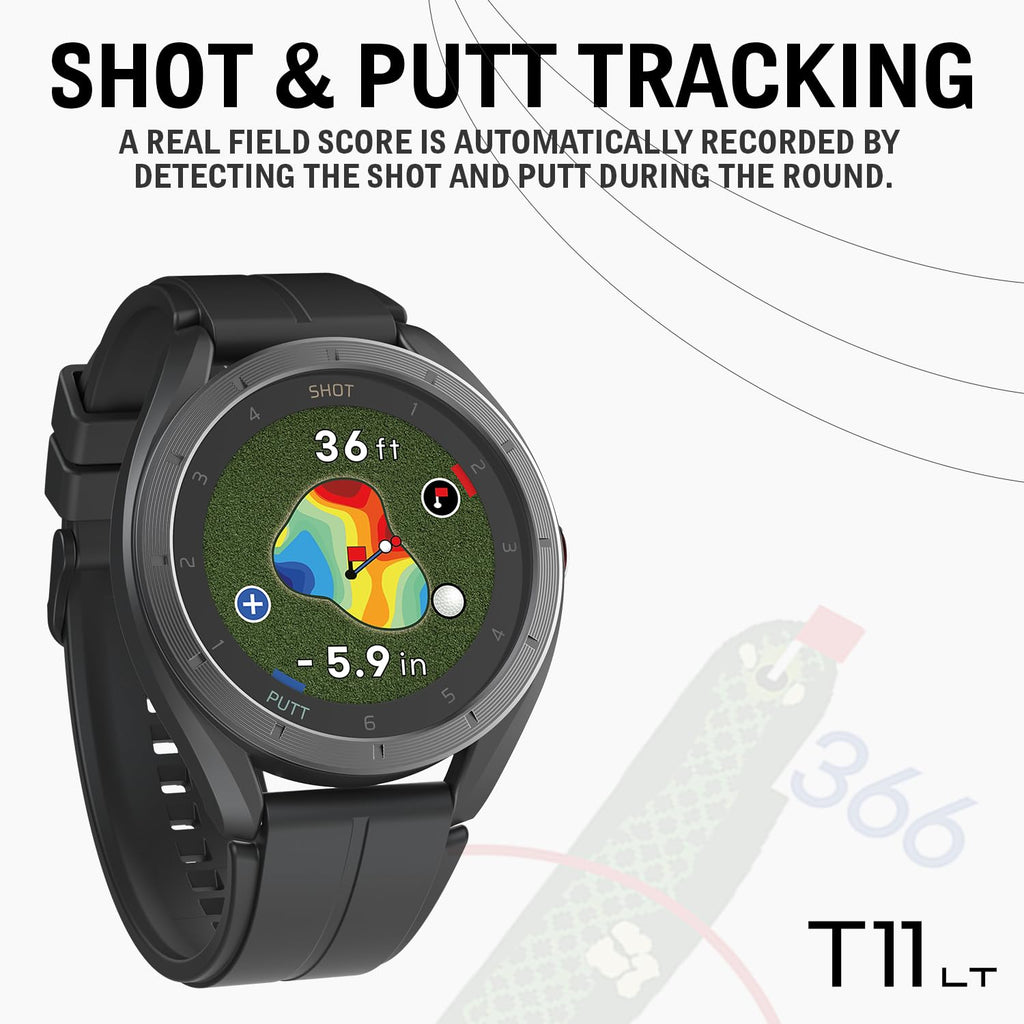 GPS Golf Watch with Green Undulation Slope Mode 1.2" Color Touchscreen Q705259