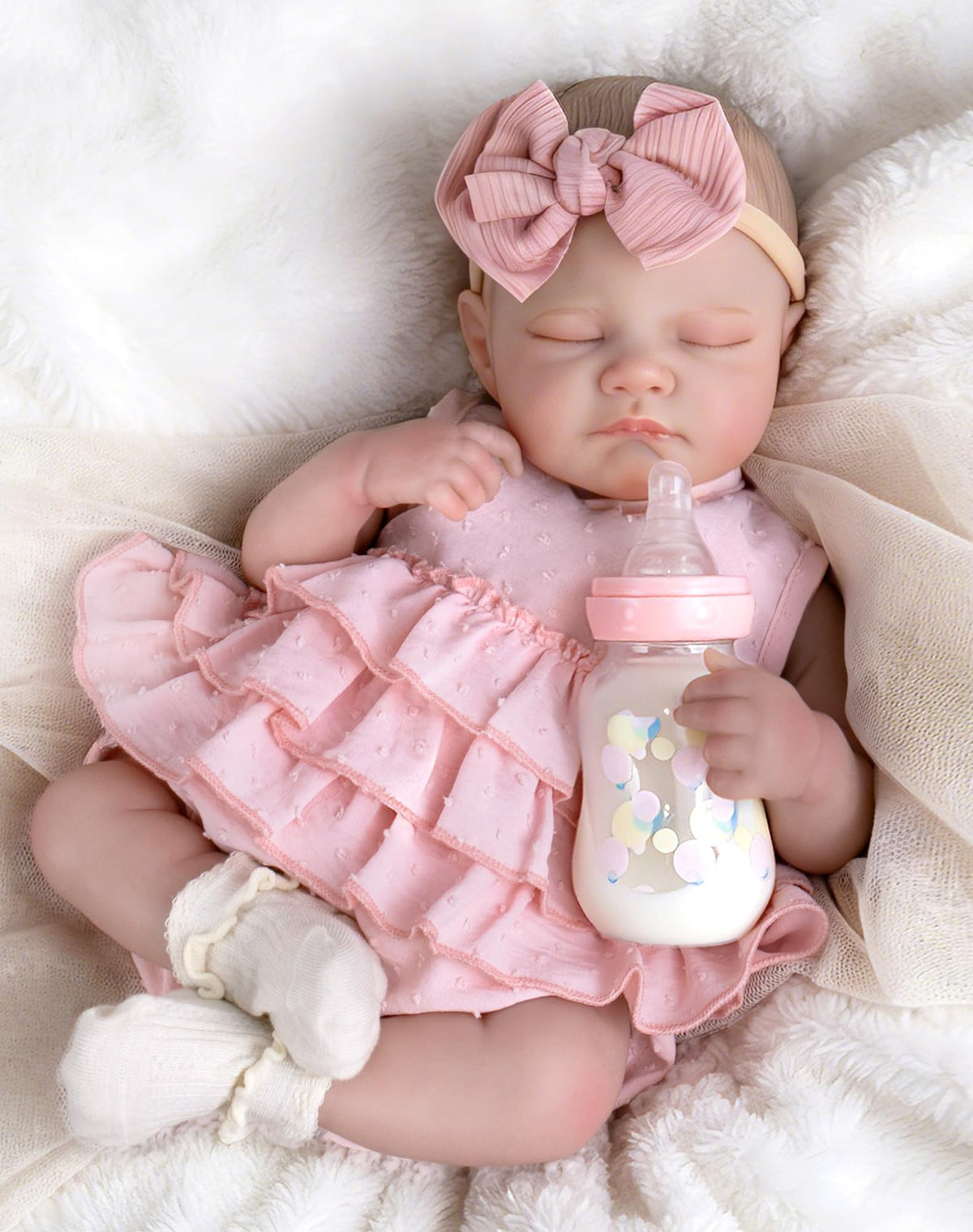 20-Inch Sleeping Newborn Girl Doll T364