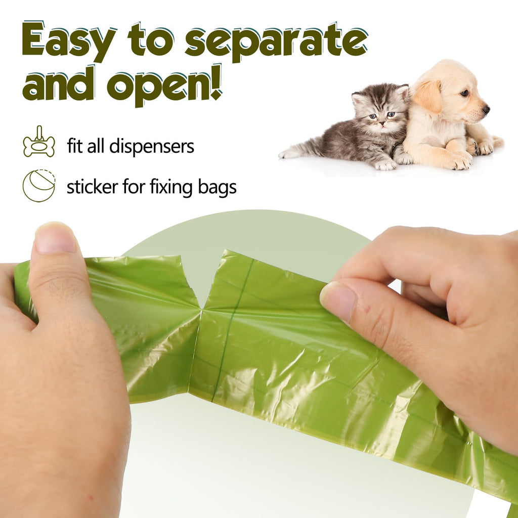 Extra Thick Leak Proof Unscented Dog Poop Bags 300 Count P33814
