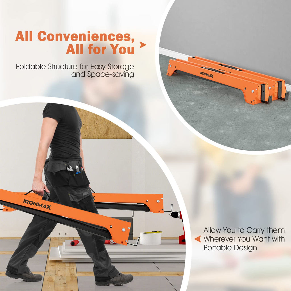 2 Pack Portable Foldable Saw Horses V357145